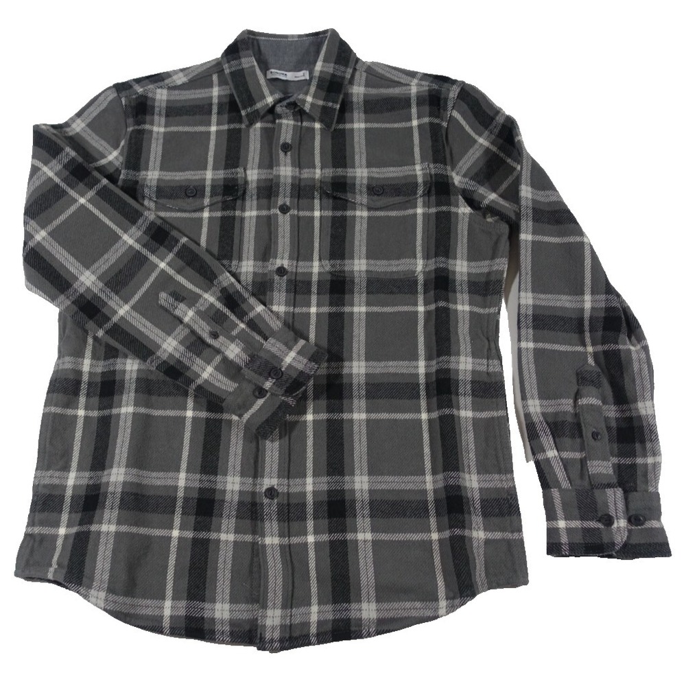 Sonoma Over Shirt Jacket Men Small Heavy Weight Button Front Side Chest Pockets